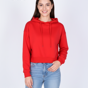 women's crop top hoodie wd4016