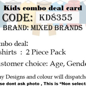 Kids 2 pieces T-Shirt Combo-KD8355