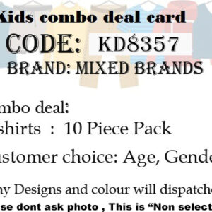 Kids 10 pieces T-Shirt Combo-KD8357