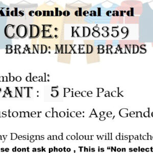 Kids 5 pieces Pant Combo-KD8359